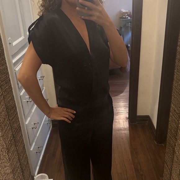 Twelfth Street by Cynthia Vincent Classic Black Jumpsuit - Picture 1 of 7